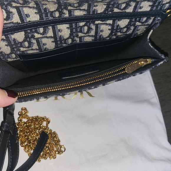 Christian Dior 2-1 30 Montaigne Pouch Oblique Jacquard - Picture 8 of 9